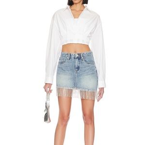 BLANKNYC Revolve Denim Mini skirt